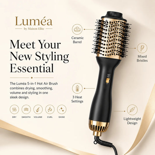 LUMÉA PROFESSIONAL 5-in-1 Hair Styling Brush