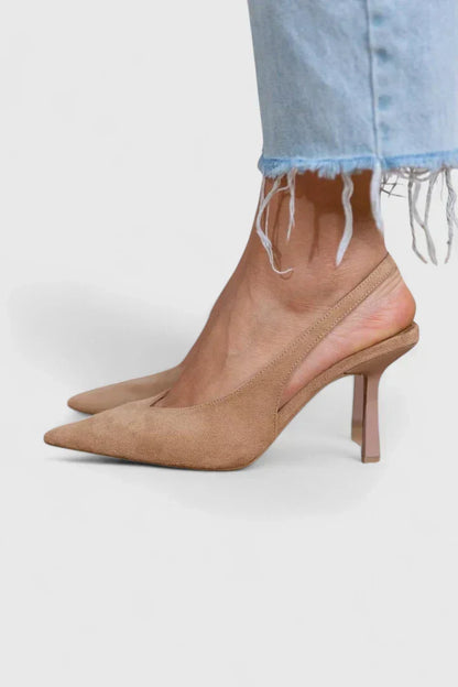 Maison Elite Élégance Suede Heels